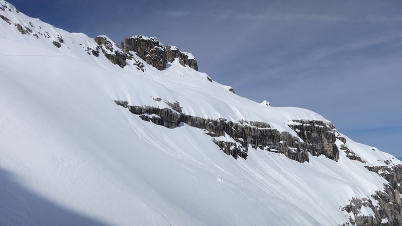 La randonnée à ski depuis Belchamp en dessus de Thônes en